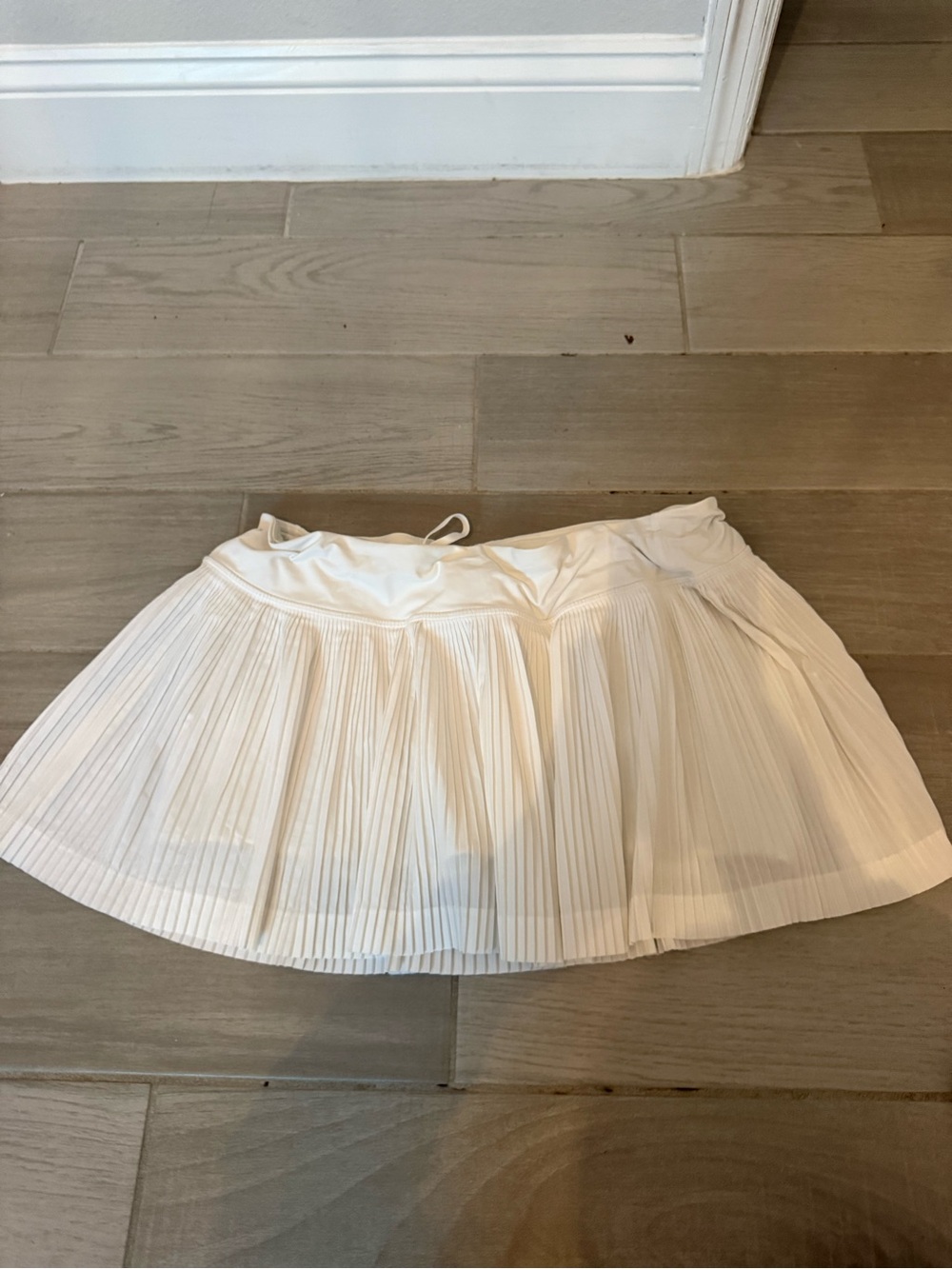 lululemon athletica White Pleated Tennis Mini Skirt